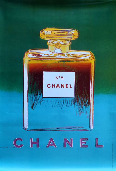 chanel no 5 art poster|andy warhol poster chanel.